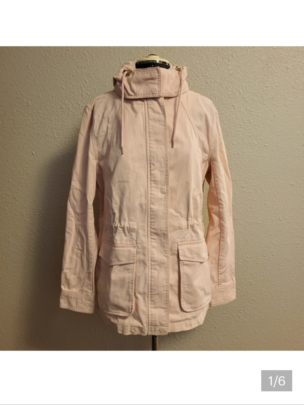 Forever 21 Light Pink Utility Jacket Size Medium